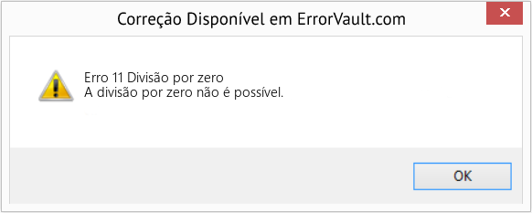 Fix Divisão por zero (Error Erro 11)