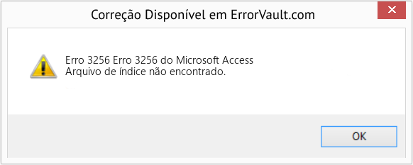 Fix Erro 3256 do Microsoft Access (Error Erro 3256)