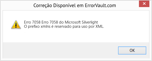 Fix Erro 7058 do Microsoft Silverlight (Error Erro 7058)