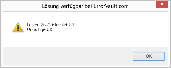 Fix icInvalidURL (Error Fehler 35771)