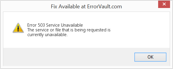 How To Fix Error 503 Service Unavailable The Service Or File That 