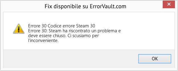 Fix Codice errore Steam 30 (Error Codee 30)