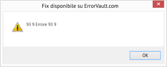 Fix Errore 93 9 (Error 93 9)