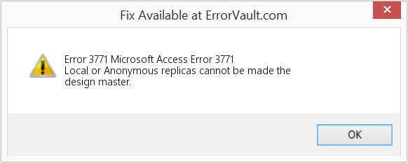 마이크로소프트 액세스 오류 3771 수정(오류 오류 3771)