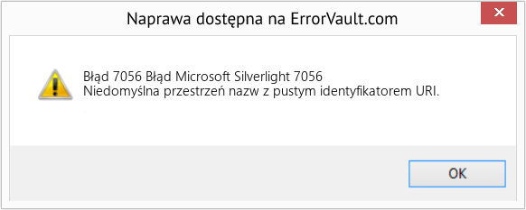 Fix Błąd Microsoft Silverlight 7056 (Error Błąd 7056)