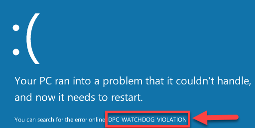 Fixing DPC Watchdog Violation Error in Windows 10 - errorvault.com